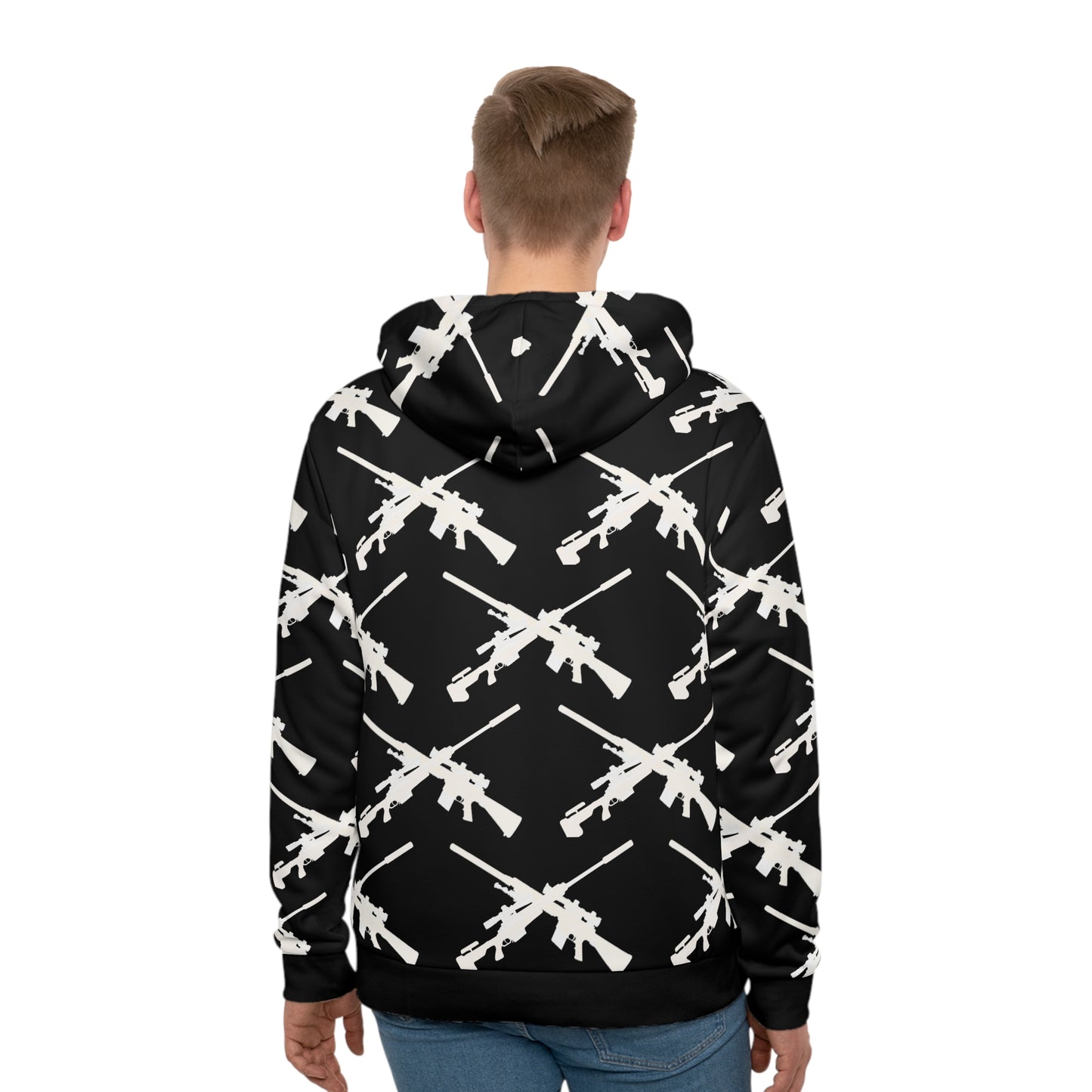 TactiCraft Long Range Hunter Men's Hoodie (AOP)