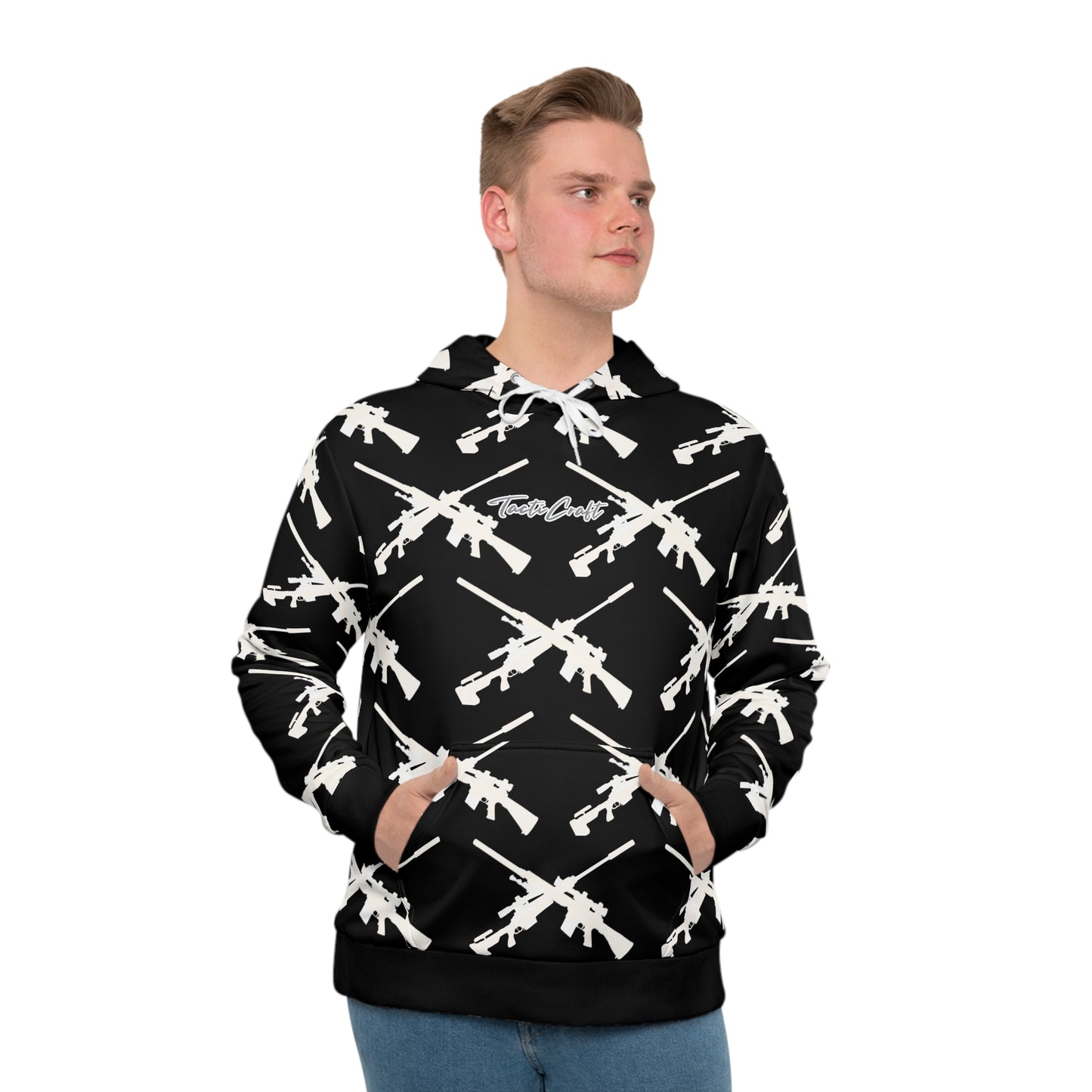TactiCraft Long Range Hunter Men's Hoodie (AOP)