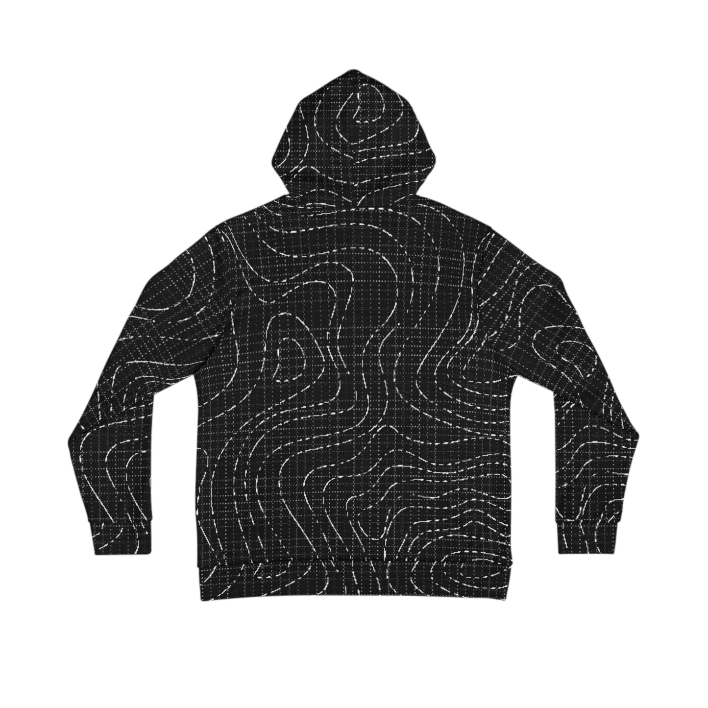 TactiCraft Topo Camo Grid Lines Men's Hoodie (AOP)