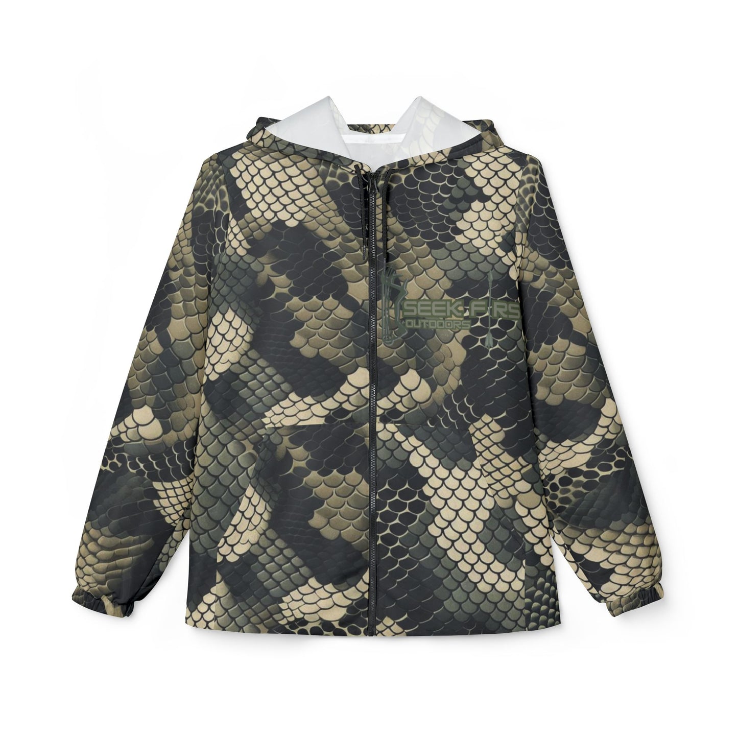 Seek First Outdoors Copperhead Camo Windbreaker Jacket (AOP)