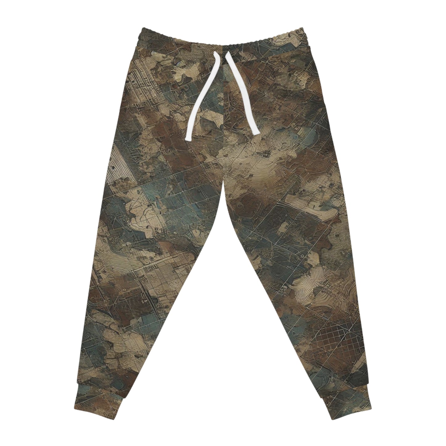Seek First Outdoors Blotchy Topo Camo Athletic Joggers (AOP)