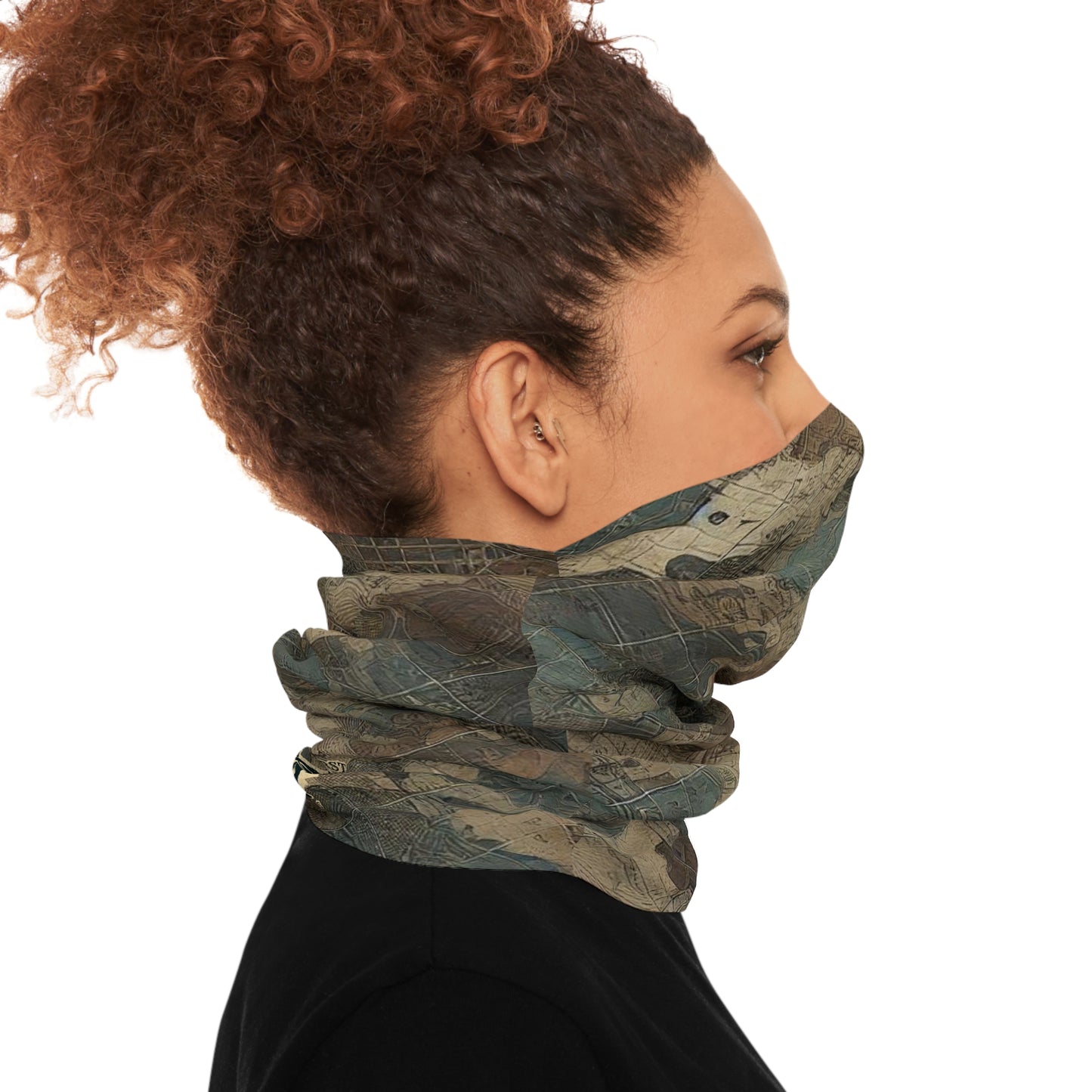 Seek First Outdoors Blotchy Topo Camo Tube Scarf