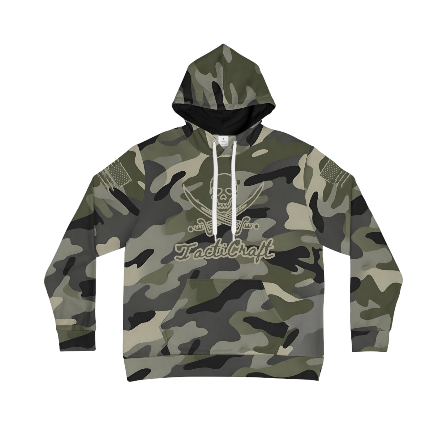 TactiCraft Multicamouflage Woodland Men's Hoodie (AOP)