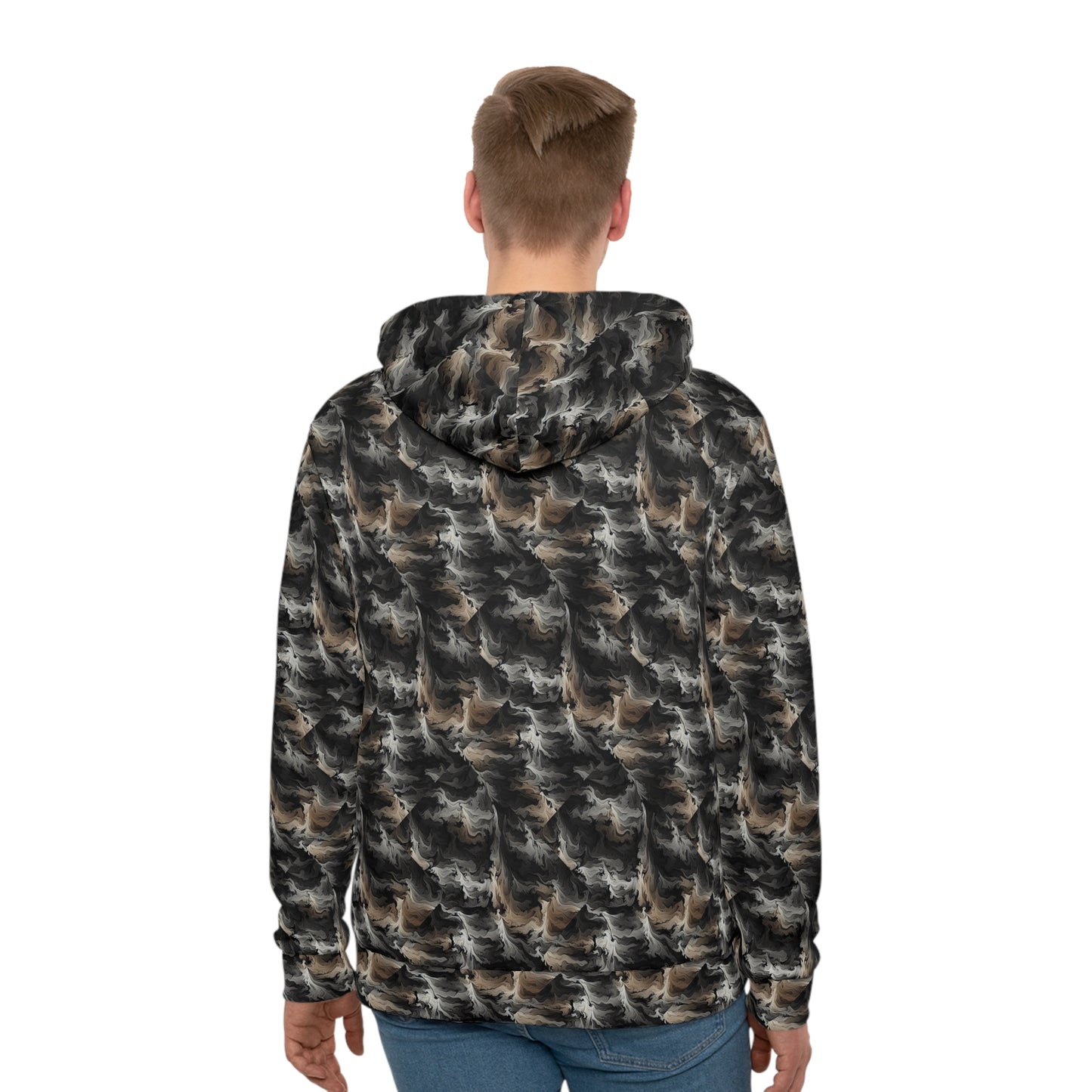 TactiCraft Wave Camo Men's Hoodie (AOP)