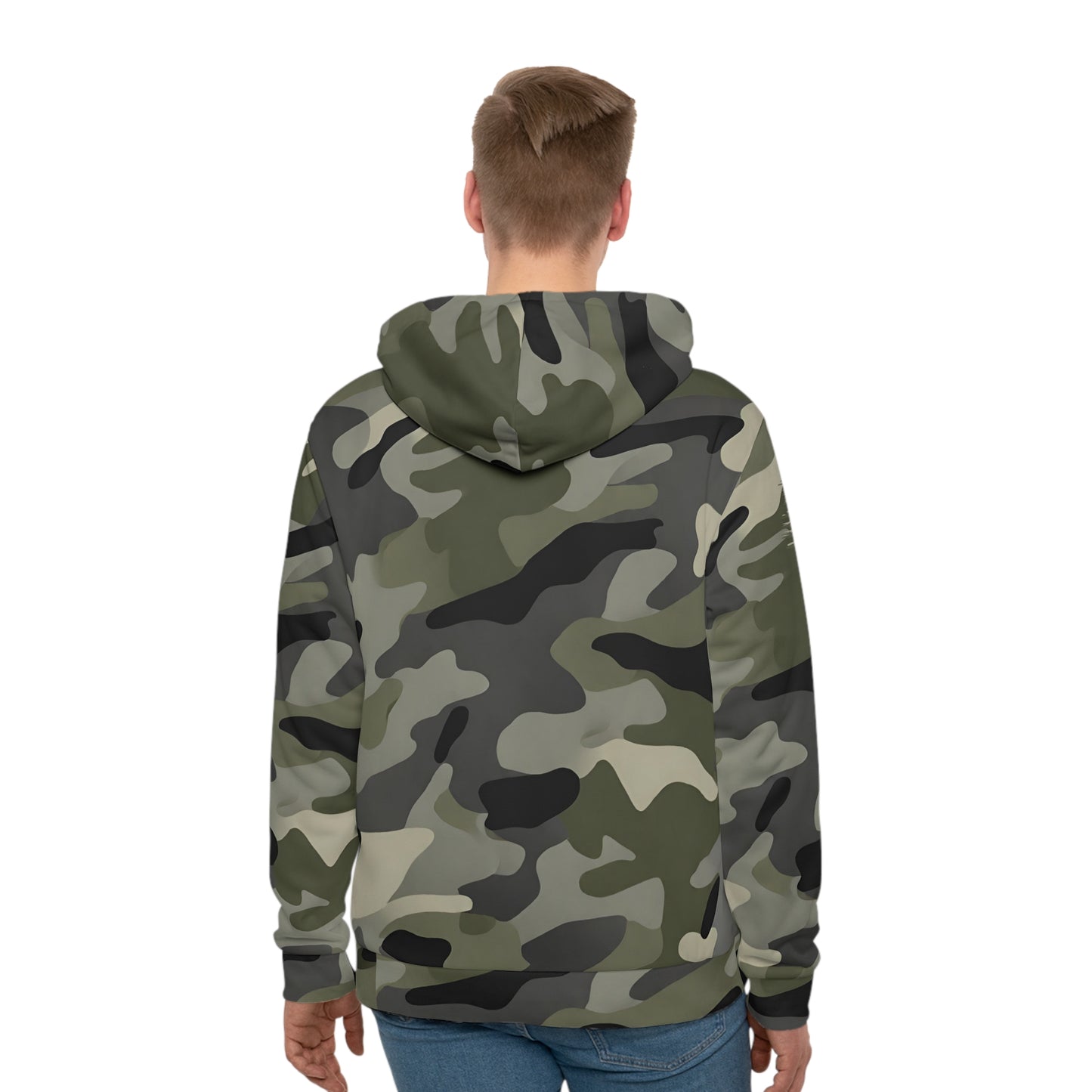 TactiCraft Multicamouflage Woodland Men's Hoodie (AOP)