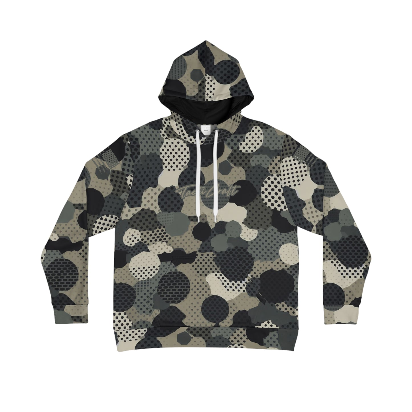 TactiCraft Digital Dots Camo Men's Hoodie (AOP)