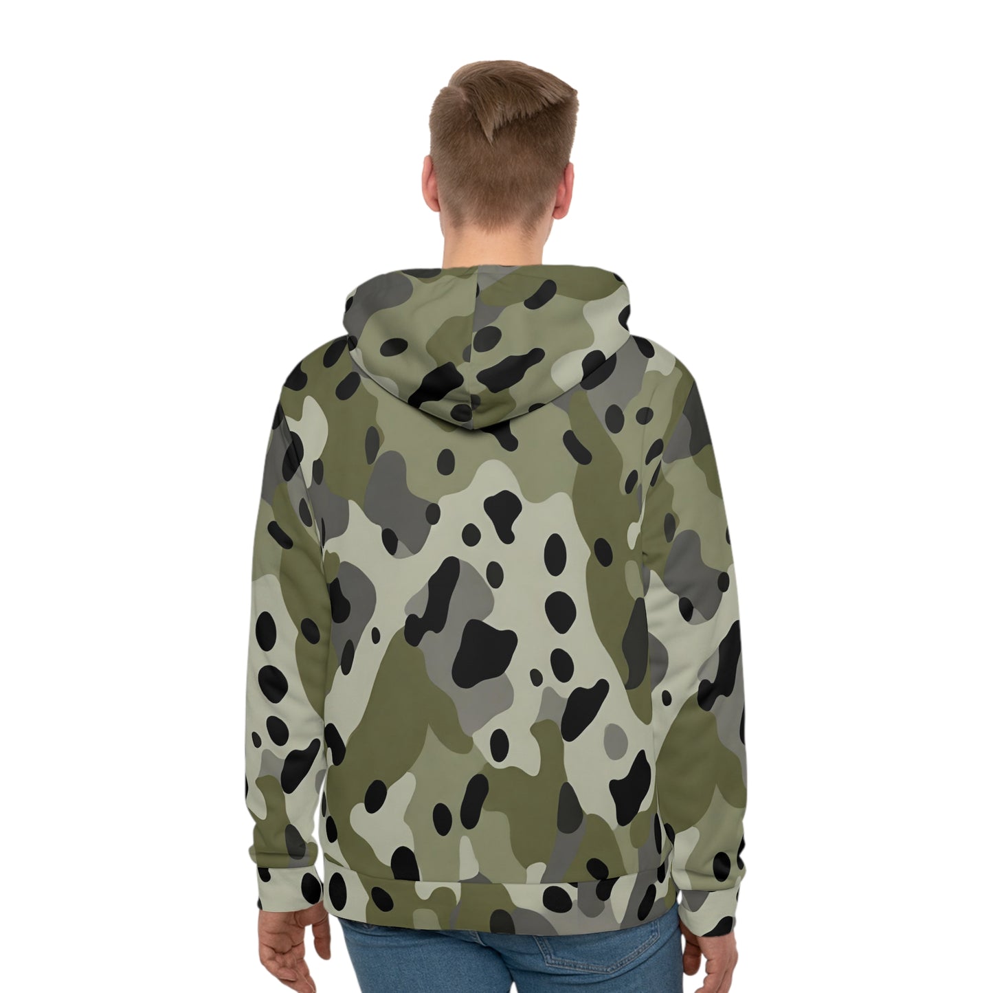 TactiCraft Leopard Camouflage Men's Hoodie (AOP)