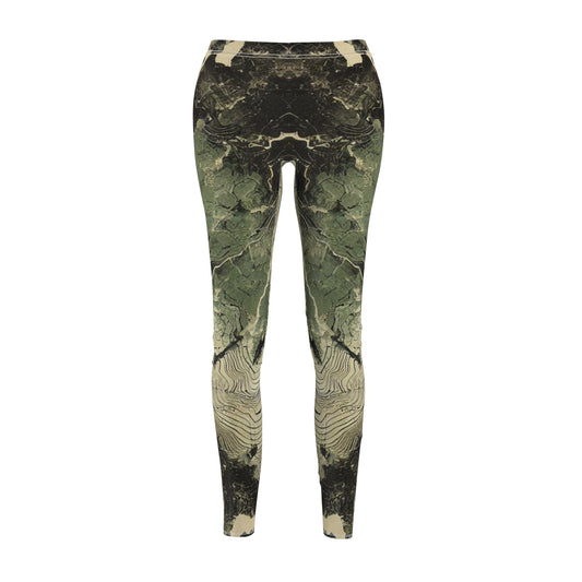Topo Camo Women's Cut & Sew Casual Leggings (AOP)