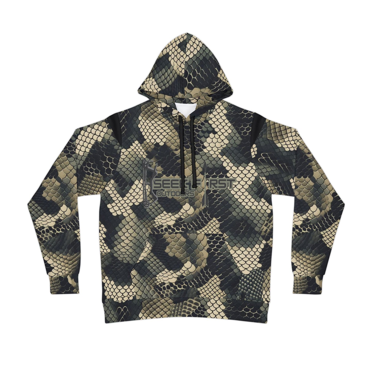 Seek First Outdoors Copperhead Camo Athletic Hoodie (AOP)