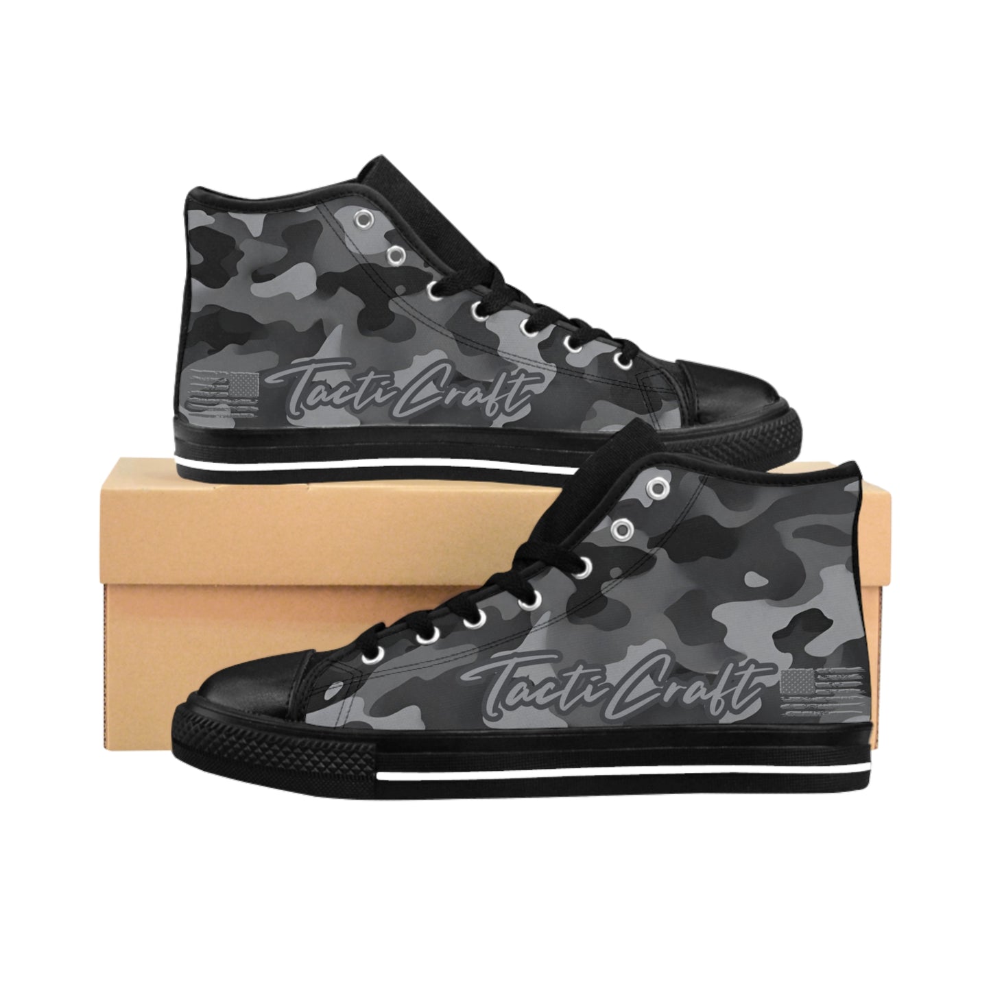 TactiCraft Urban Camouflage Men's Classic Sneakers