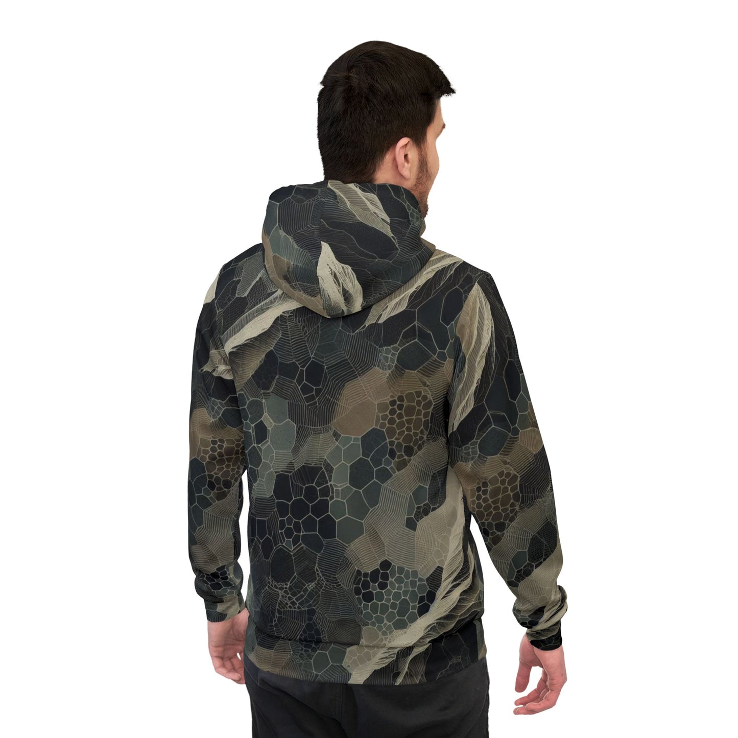 TactiCraft Ripping Honeycomb camouflage Athletic Hoodie (AOP)