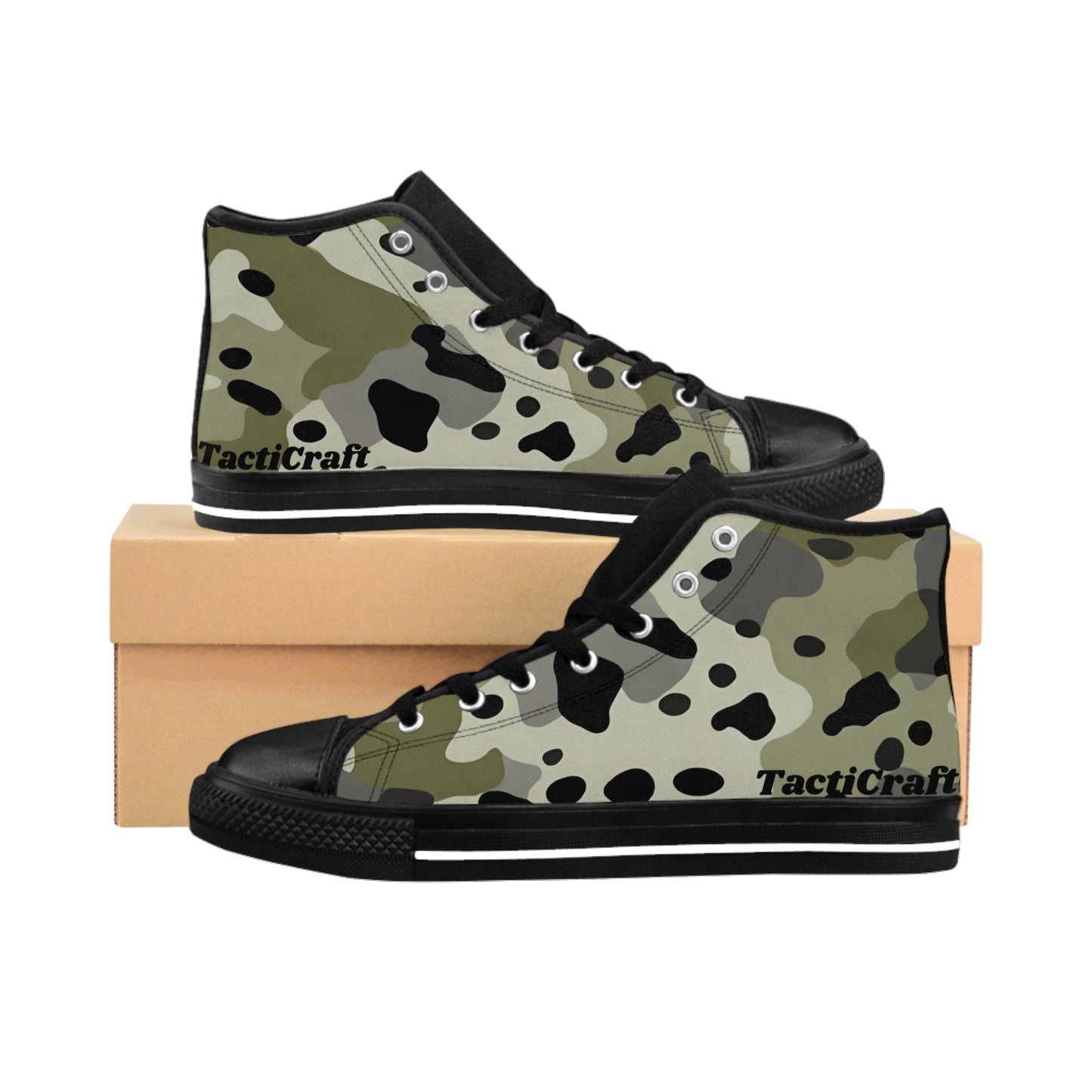 TactiCraft Leopard Camouflage Men's Classic Sneakers