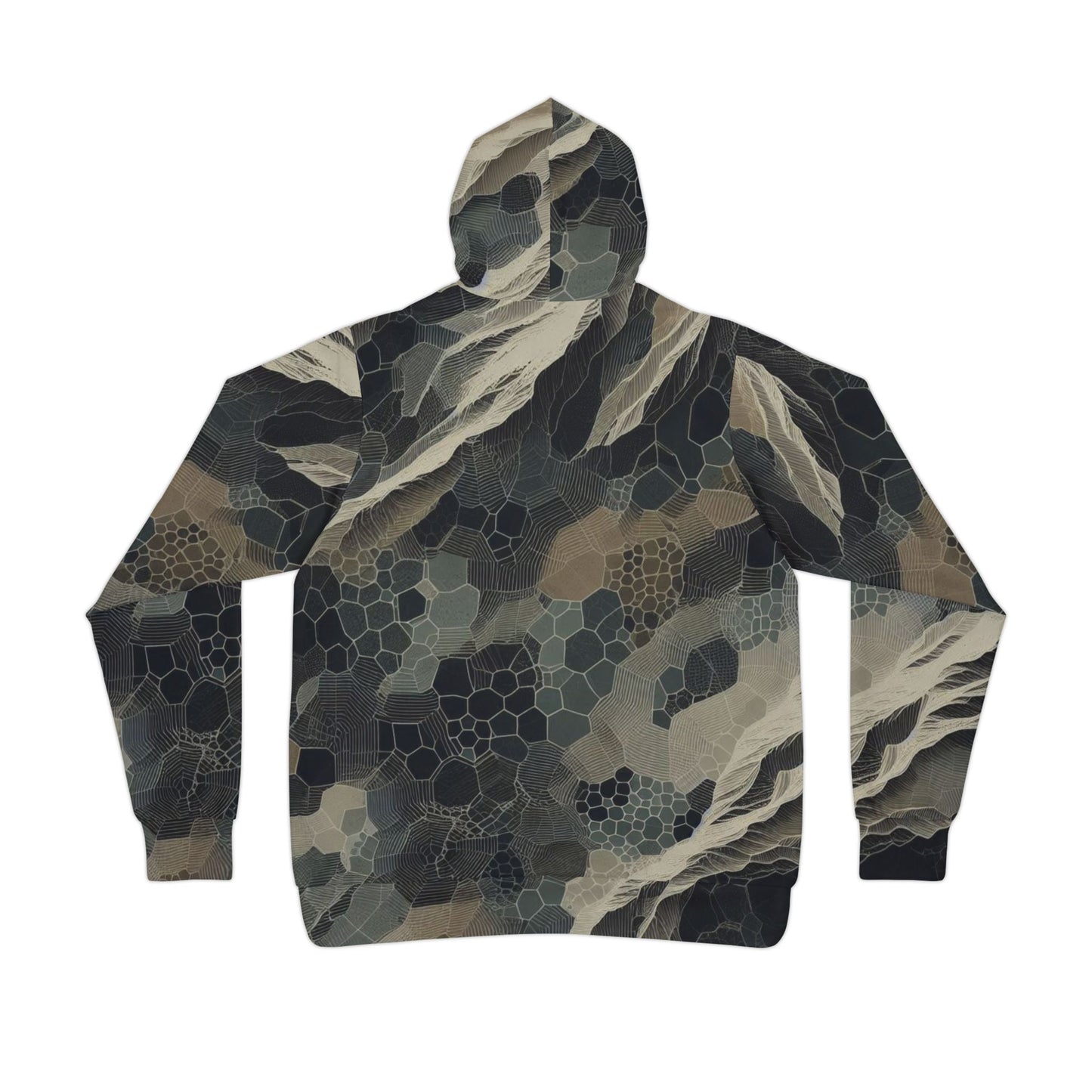 TactiCraft Ripping Honeycomb camouflage Athletic Hoodie (AOP)