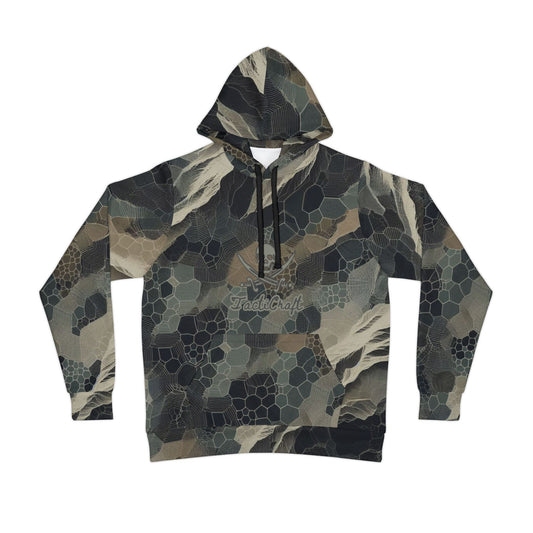 TactiCraft Ripping Honeycomb camouflage Athletic Hoodie (AOP)