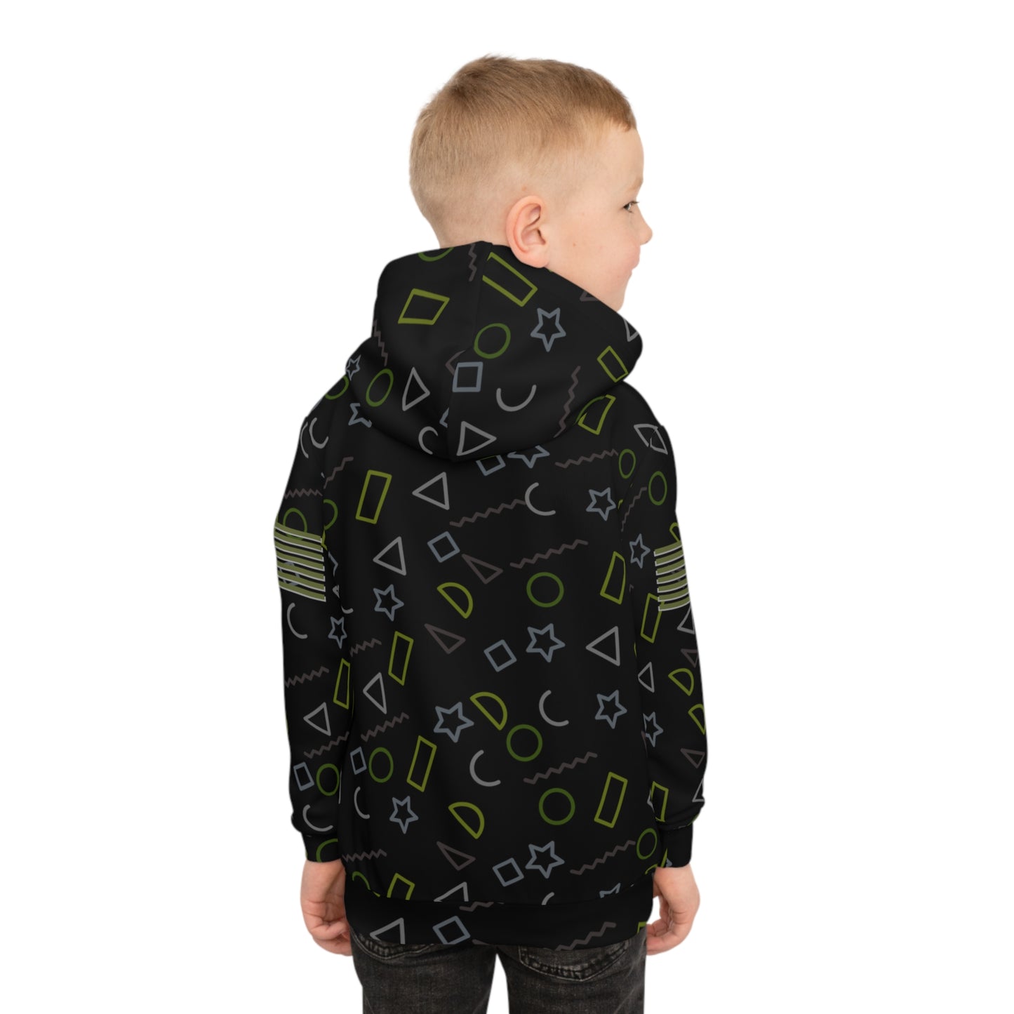 TactiCraft Subdued Party Confetti Children's Hoodie (AOP)