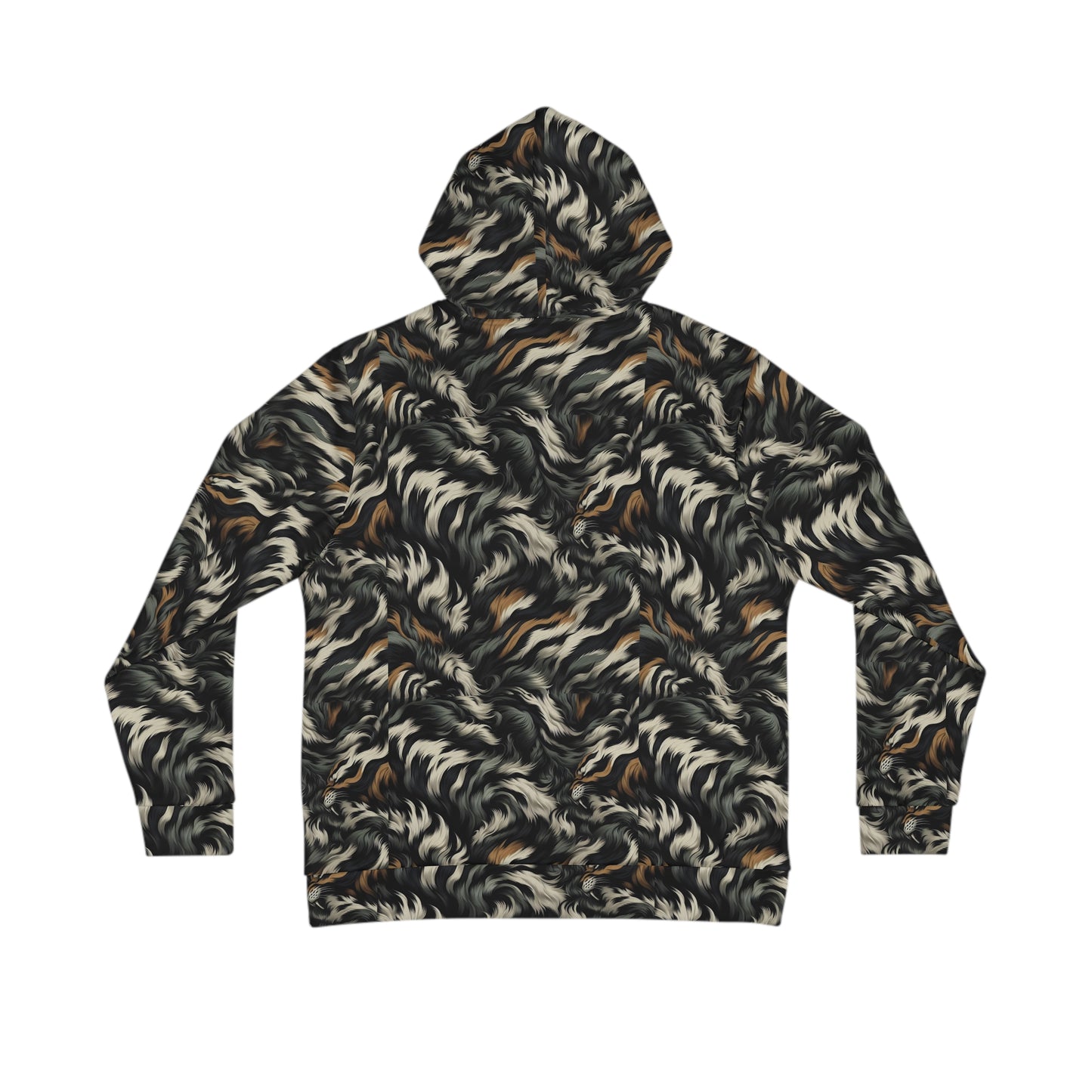 TactiCraft Tiger Camo Men's Hoodie (AOP)