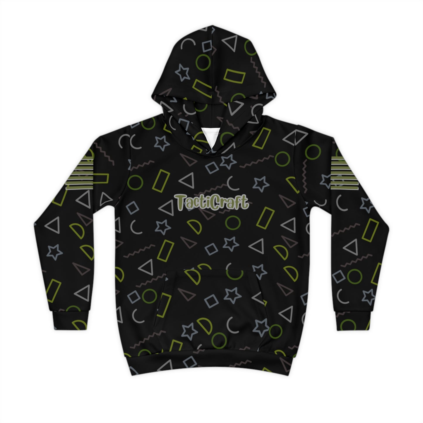 TactiCraft Subdued Party Confetti Children's Hoodie (AOP)