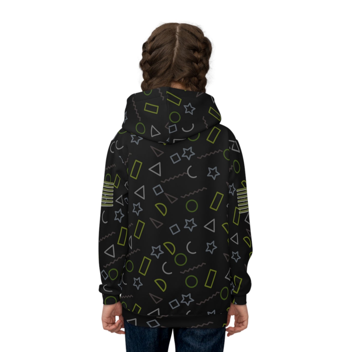 TactiCraft Subdued Party Confetti Children's Hoodie (AOP)