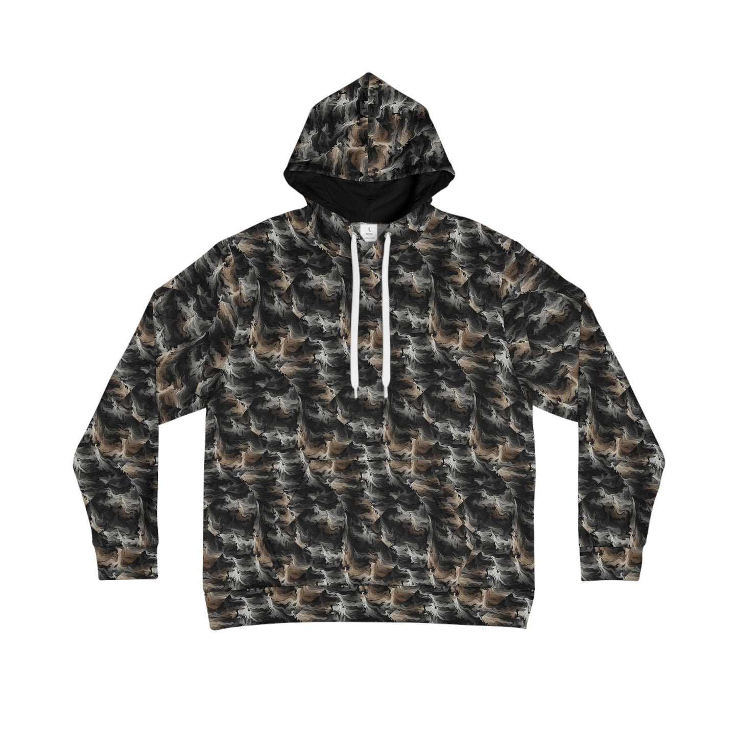 TactiCraft Wave Camo Men's Hoodie (AOP)