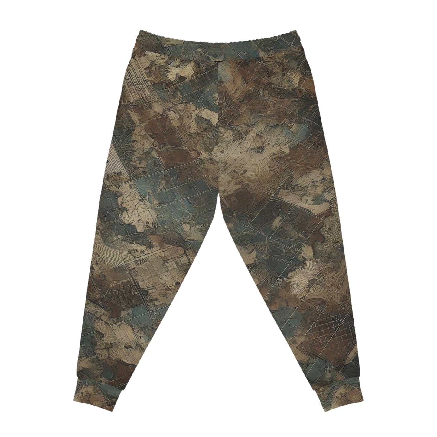 Seek First Outdoors Blotchy Topo Camo Athletic Joggers (AOP)
