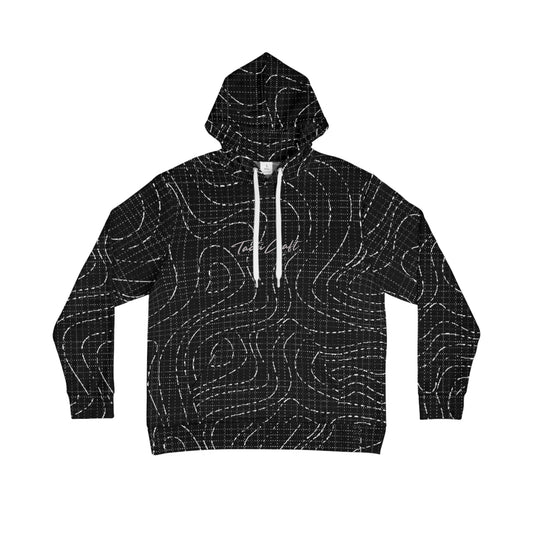 TactiCraft Topo Camo Grid Lines Men's Hoodie (AOP)